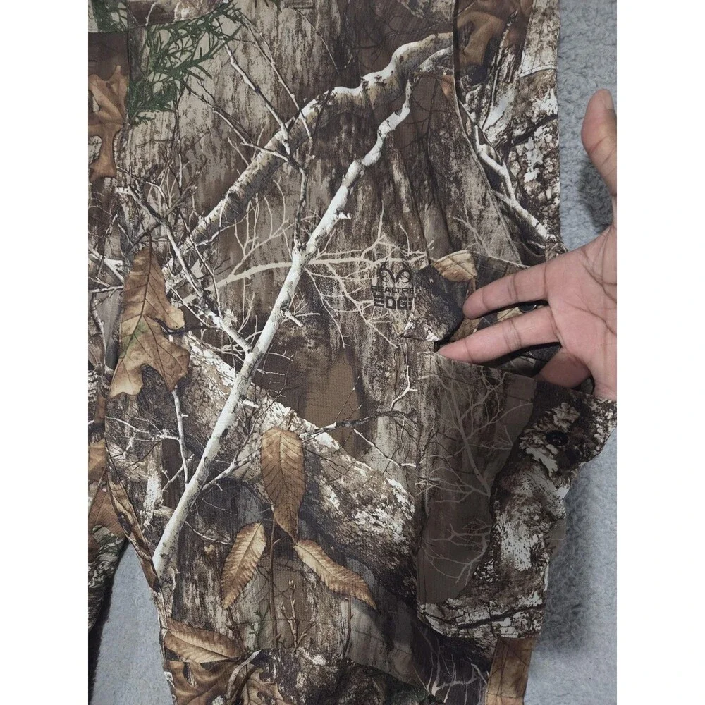 Magellan Outdoors Pants Mens 3XL‎ 46x32 Realtree EDGE Camo Ripstop Hunting Field